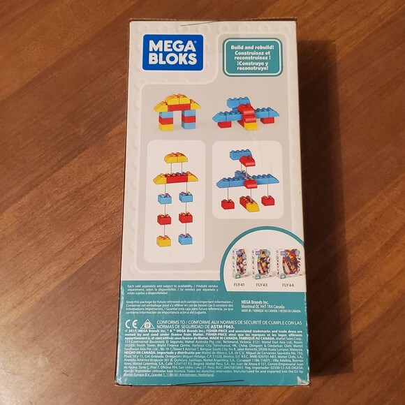 Mega Bloks Let's Build 40 Piece Building Set Fisher-Price New Unopened Box - Picture 2 of 4